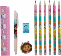 Kids Euroswan Zestaw piśmienniczy 12 elementów Koci Domek Gabi