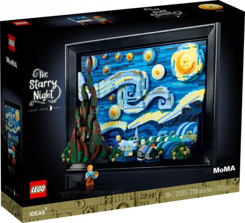 LEGO Klocki Ideas 21333 Gwiaździsta noc Vincenta van Gogha