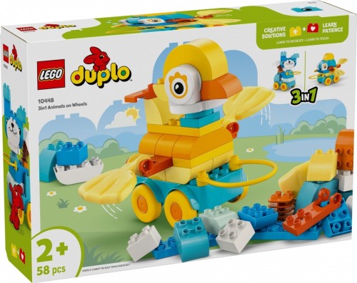 LEGO Klocki DUPLO 10448 3 w 1 Zwierzątka na kółkach
