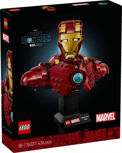 LEGO Klocki Super Heroes 76327 Popiersie Iron Mana MK4