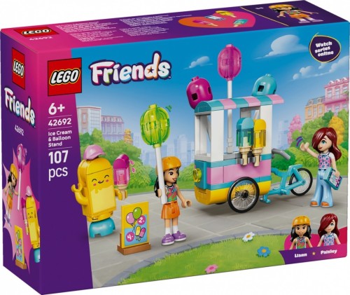 LEGO Klocki Friends 42692 Stoisko z lodami i balonami