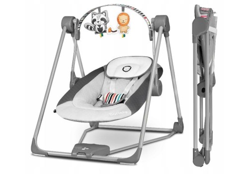 Lionelo Leżaczek Otto Cozy szary