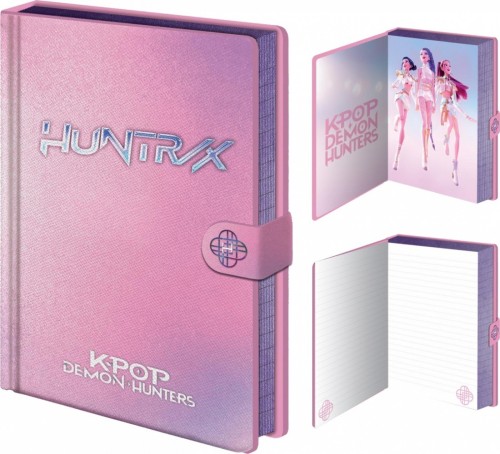 Kids Euroswan Pamiętnik notatnik z zamkiem A5 K-POP Demon Hunters