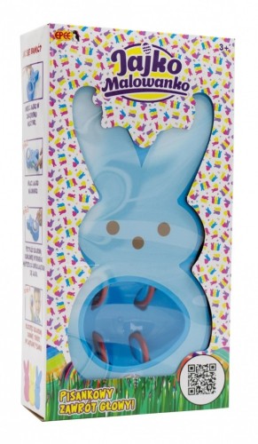 Epee Zestaw kreatywny Jajko Malowanko Królik do malowania jajek niebieskie
