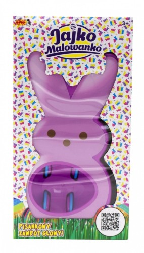 Epee Zestaw kreatywny Jajko Malowanko Królik do malowania jajek fioletowy