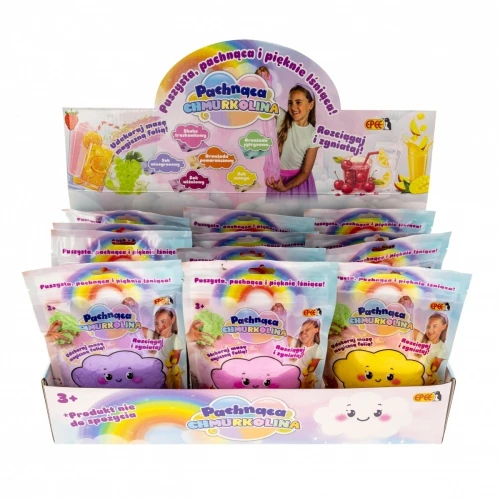 Epee Masa plastyczna Chmurkolina z magiczną folią DISPLAY 12 sztuk