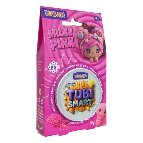 TUBAN Plastelina Tubi Smart - Milky pink 50g