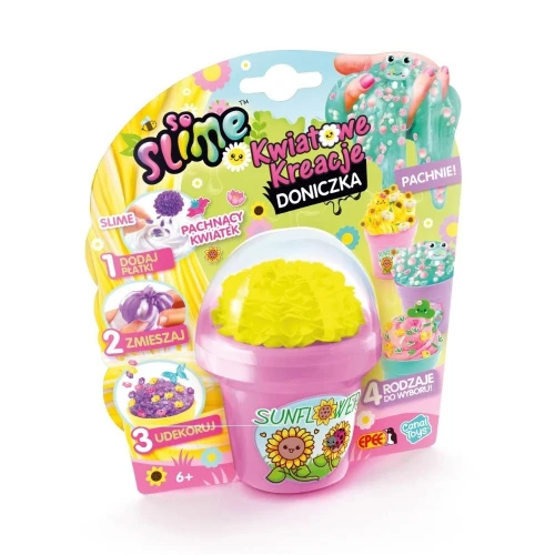 Epee Zestaw kreatywny So Slime Kwiatowe Kreacje - doniczka różowa