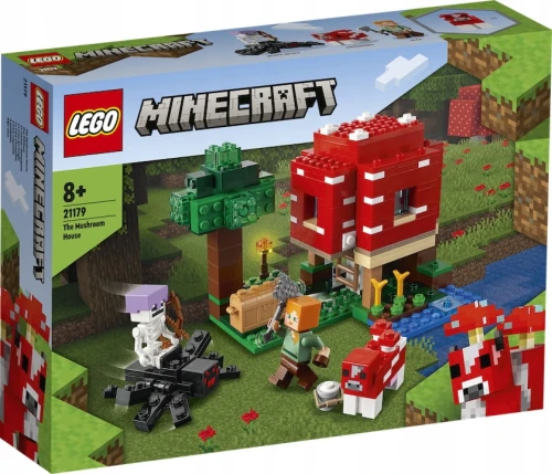 Lego Klocki 21179 Minecraft Dom w Grzybie*