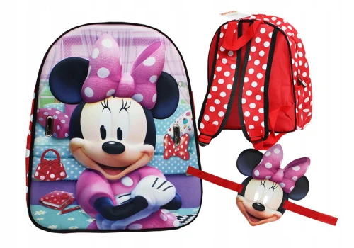 Plecak przedszkolny  3D z maską Minnie Mause* 