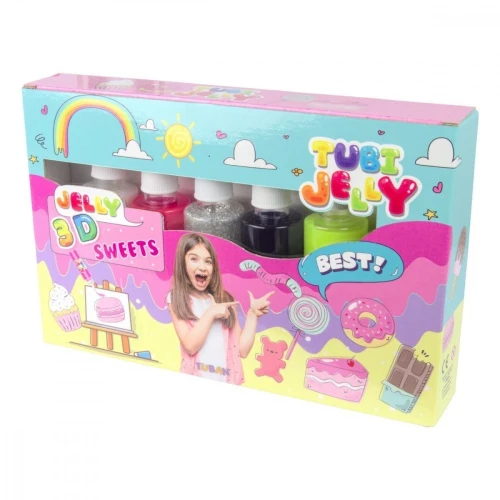 TUBAN Zestaw Tubi Jelly 6 kolorów - Słodycze