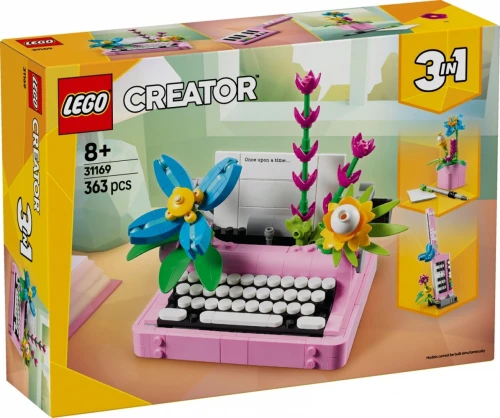 LEGO Klocki Creator 31169 Maszyna do pisania z kwiatami