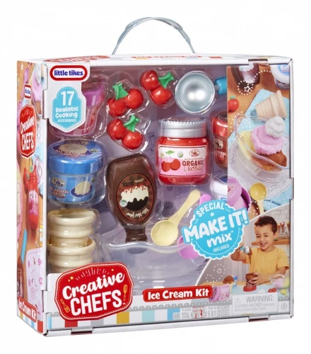 Little Tikes Zestaw do lodów Creative Chefs + 17 akcesoriów
