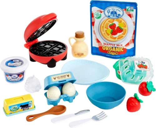 Little Tikes Zestaw do robienia gofrów Creative Chefs + 18 akcesoriów