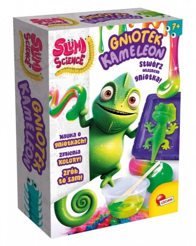 Lisciani Zestaw Slumi Science - Gniotek Kameleon