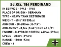 Cobi Klocki Klocki Sd.Kfz. 184 Ferdinand