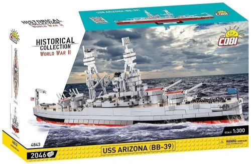 Cobi Klocki Klocki USS Arizona BB-39 2046 klocków