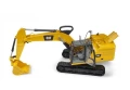 BRUDER Koparka Cat  czerpakowa duża na gąsienicach