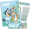Kids Euroswan Zestaw piśmienniczy 12 elementów Bluey