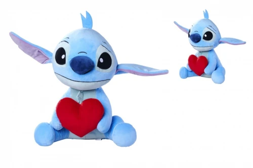 Simba Maskotka Disney Stitch z sercem 50 cm oryginalna