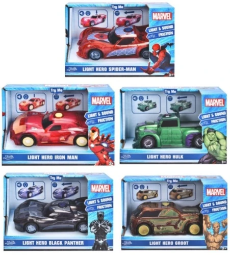 JADA TOYS Pojazd Marvel 1/32 mix 5 rodzajów