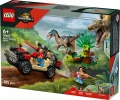LEGO Klocki Jurassic World 76972 Ucieczka terenĂłwkÄ przed raptorem