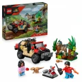 LEGO Klocki Jurassic World 76972 Ucieczka terenĂłwkÄ przed raptorem