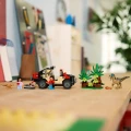 LEGO Klocki Jurassic World 76972 Ucieczka terenĂłwkÄ przed raptorem