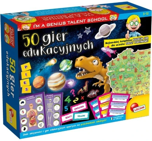 Lisciani Gra IM A Genius 50 Gier edukacyjnych