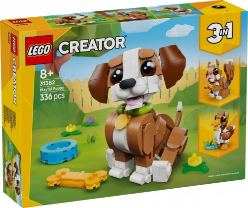 LEGO Klocki Creator 31382 Urocze zwierzątka: psotny szczeniaczek