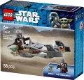 LEGO Klocki Star Wars 75436 Śmigacz Mandalorianina i Grogu