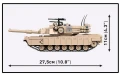 Cobi Klocki Klocki M1A2 Abrams 1025 klocków