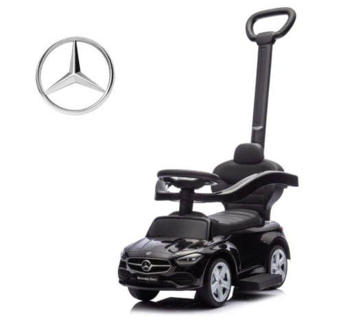 Milly Mally Pojazd z rączką MERCEDES C-Class czarny