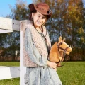 Tootiny Koń na kiju Hobby Horse HOPPIHORSE A4 Chestnut - brąz, maść kasztanowata