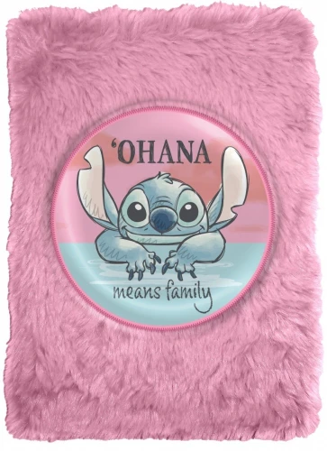 Kids Euroswan Pamiętnik notatnik pluszowy Stitch