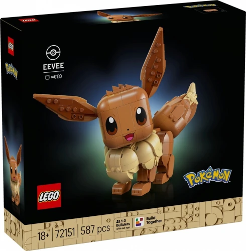 LEGO Klocki Pokemon 72151 Eevee
