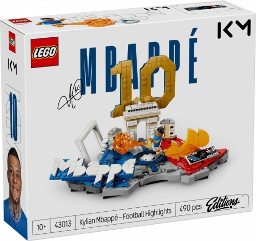 LEGO Klocki Editions 43013 Kylian Mbappé - piłkarskie momenty
