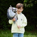 Tootiny Koń na kiju Hobby Horse HOPPIHORSE A4 szary, maść siwa