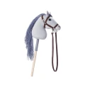 Tootiny Koń na kiju Hobby Horse HOPPIHORSE A4 szary, maść siwa