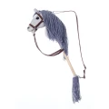 Tootiny Koń na kiju Hobby Horse HOPPIHORSE A4 szary, maść siwa