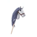 Tootiny Koń na kiju Hobby Horse HOPPIHORSE A4 szary, maść siwa