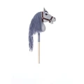 Tootiny Koń na kiju Hobby Horse HOPPIHORSE A4 szary, maść siwa