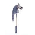 Tootiny Koń na kiju Hobby Horse HOPPIHORSE A4 szary, maść siwa
