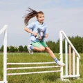 Tootiny Koń na kiju Hobby Horse HOPPIHORSE A4 szary, maść siwa