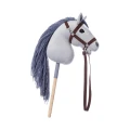 Tootiny Koń na kiju Hobby Horse HOPPIHORSE A3 szary, maść siwa