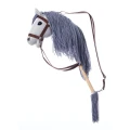 Tootiny Koń na kiju Hobby Horse HOPPIHORSE A3 szary, maść siwa