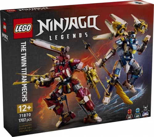 LEGO Klocki Ninjago 71870 Bliźniacze tytanowe mechy