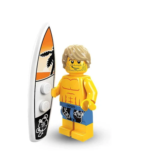 LEGO mini figurka SERIA 2 SURFER 8684