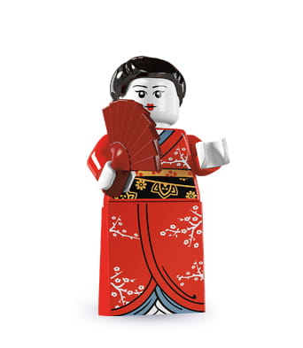 LEGO mini figurka  SERIA 4 GEJSZA 8804