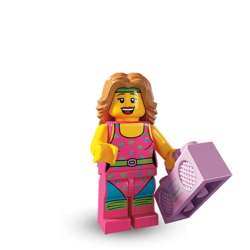 LEGO mini figurka SERIA 5 INSTRUKTORKA FITNESS 8805